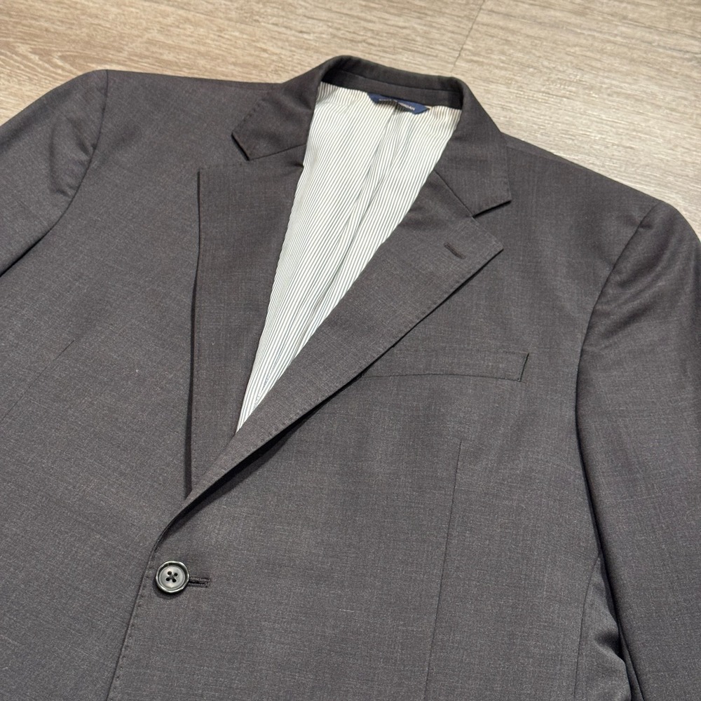 Brooks Brothers Sport Coat Mens 44 Gray Explorer Fitzgerald Fit Business Blazer